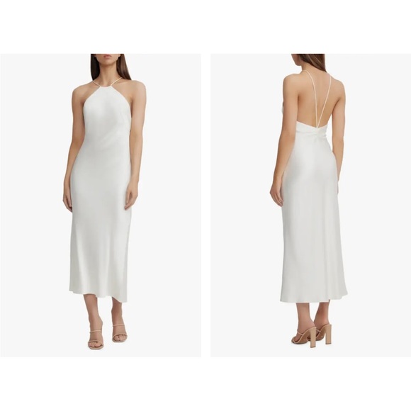 NWT Significant Other REVOLVE Vienna Cream Midi Dress (small flaws) - Picture 13 of 13